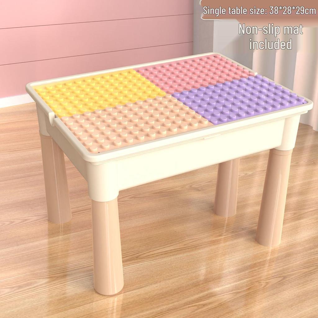Multifunctional Building Block Table for Kids Ages 3-6: Educational & Playful Gift