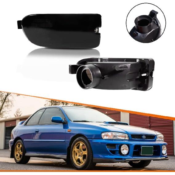 ADIIL Clear Lens LED Front Bumper Signal Side Marker Light Housing For 1999-2001 Subaru Impreza Side Marker Corner Parking Turn Signal Light