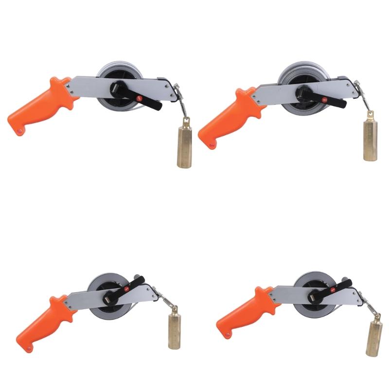 Oil Gauging Tape with Brass Plumbs Bob Double side Scale Steel Oil Gauging Tape for Precise Depth Measurement in Vessels