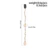 Beach Conch Starfish Scallop Tassel Hair Accessory for Women DIY Summer Beach Long Pendant Braided Wax Thread Hair Decoration Jewelry Charm Hair Clip