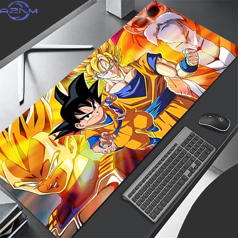 Big Mouse Pad Anime Dragon Ball Goku Gamer Computer Desk Mat Modern Table Rug Keyboard Laptop Carpet Big Dbz Gaming Mousepad