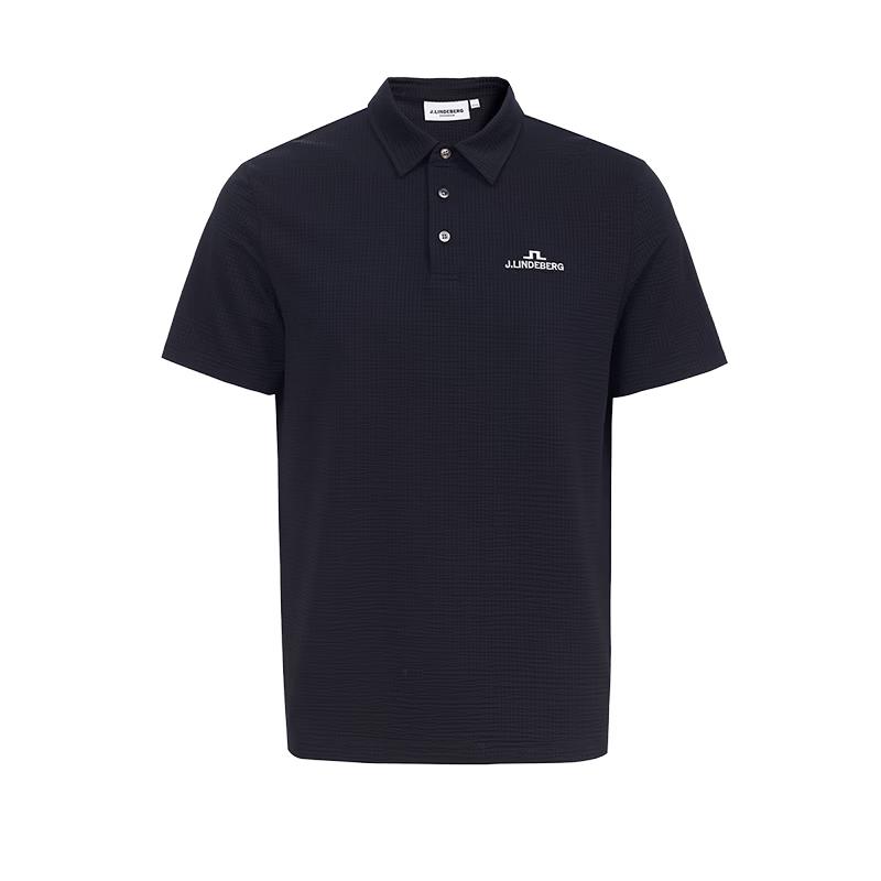 

J.Lindeberg Men s Solid Casual Short Sleeve Polo Shirt S
