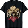 Western Cowboy Geburtstagsparty Howdy Cowboy T-Shirt