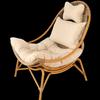 Outdoor Woven Rattan Rocking Lounge Chair