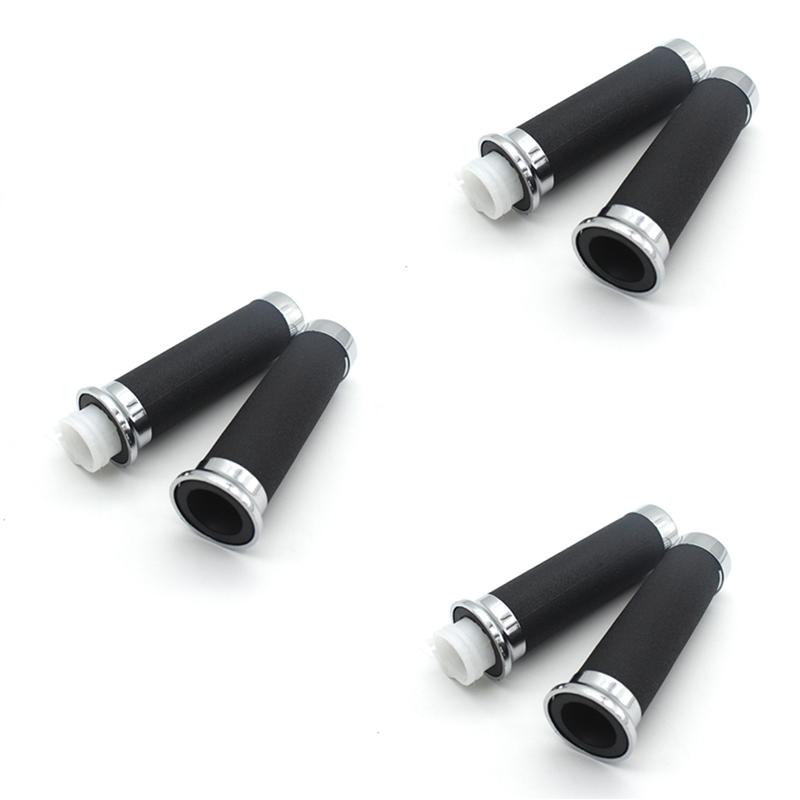 

A16P-3X Motorcycle 7/8 Inch 25Mm Handle Grip Handlebar Grip Rubber Gel Sleeve For HONDA Steed400 Steed600 VLX Steed 400 600 чёрный