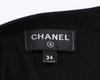 CHANEL Good condition, genuine Japanese product, P72160K10373, 22P, multi-logo icon cotton knit T-shirt tops 34 blackUsed