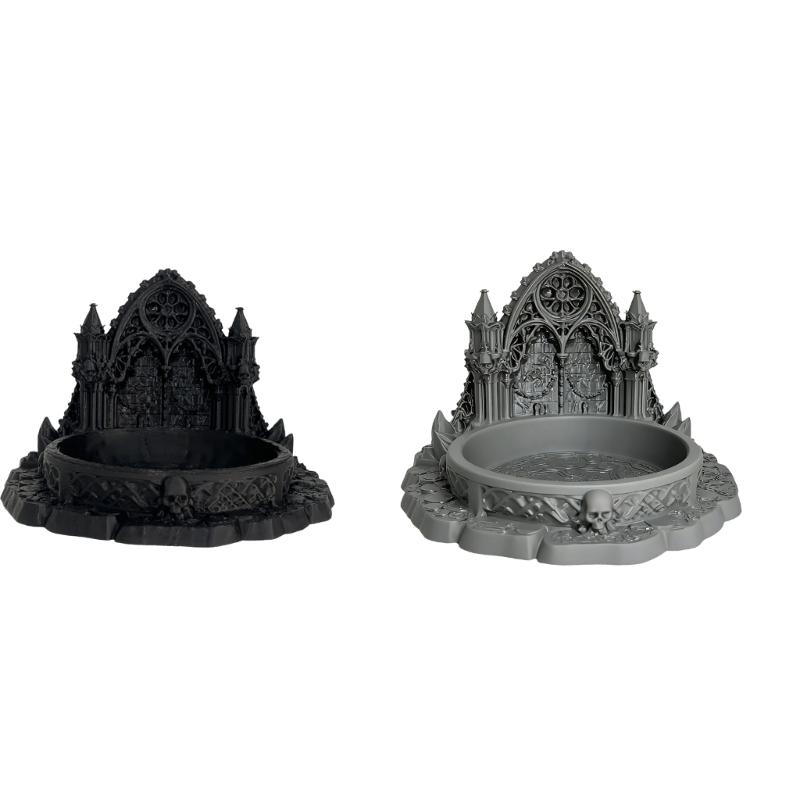 Castles Decorative Tray for Home Decors Gothic Castles Tray Key Tray Entryway Decors Jewelry Organizers Trinket Dishes