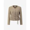 Cc Collect Wool 100 Colorless Short Jacket C261msf002
