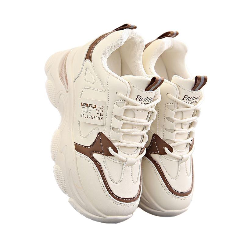 Große Größe Herbstmode Atmungsaktiv Leicht Lässig Bequem Damenschuhe Vielseitig Dicke Sohle DamensportSchuhe