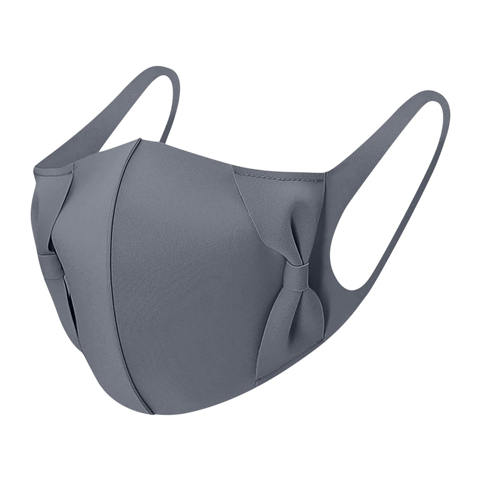 

Летняя оздоровительная велосипедная шелковая маска для рта и лица, респиратор для мужчин и женщин One Size