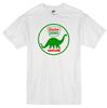 DINO SINCLAIR MOTOR OIL GASOLINE STATION RETRO DINOSAUR LOGO WHITE T-shirt