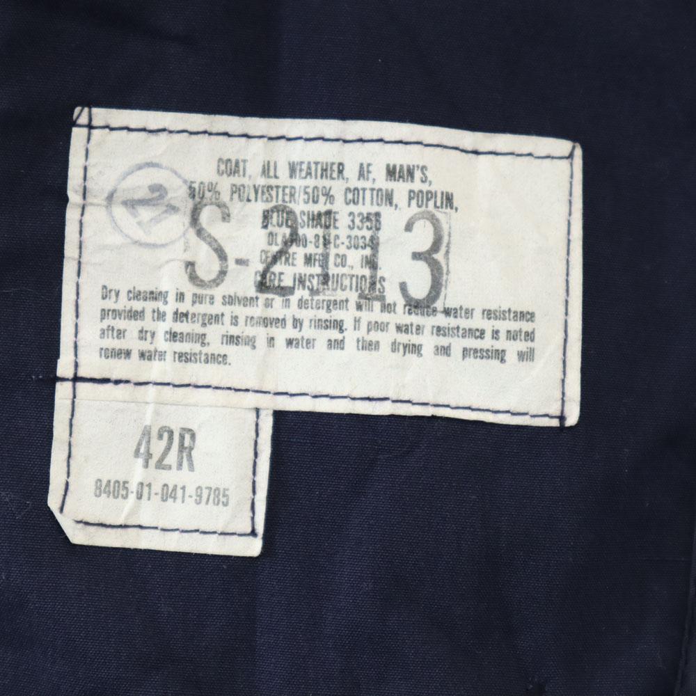 US NAVY 80-as évek DLA 8405-01-041-9785 Vintage Rozsdamentes galléros kabát Férfi Használt