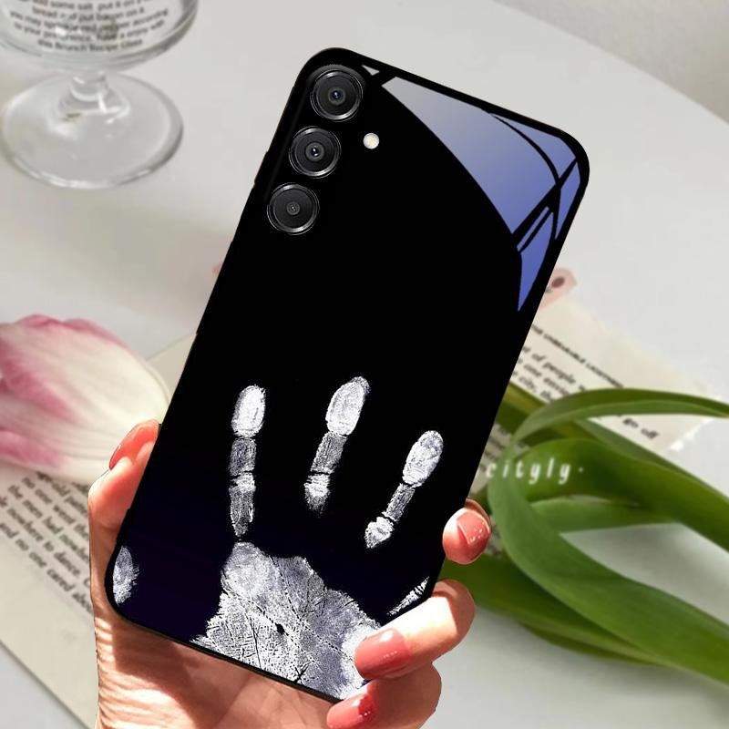 For Samsung A26 5G Case Hard PC Tempered Glass Phone Cover For Samsung Galaxy A36 A56 5G Fashion Animal Glass Protector Cases