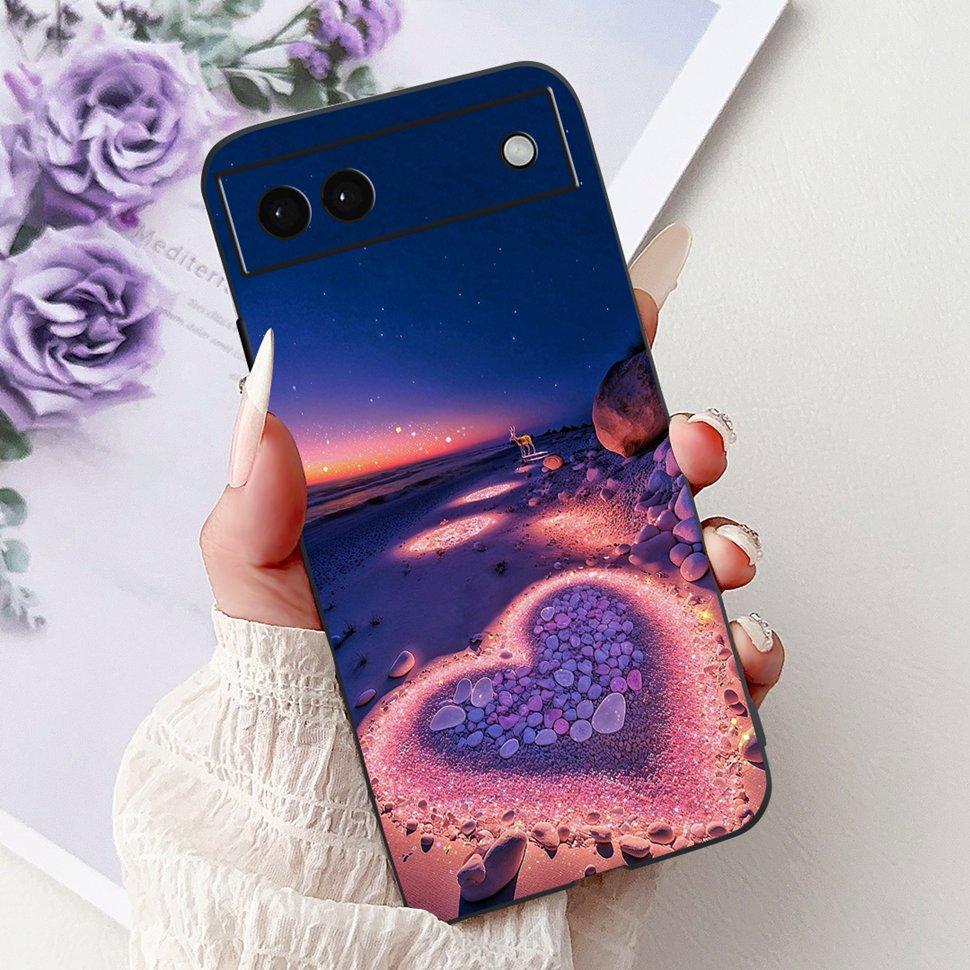 Luxury Painted Cover For Google Pixel 6A Case Soft Silicone Phone Case For Google Pixel 6A Google6A 2022 Back Cover 6.1"