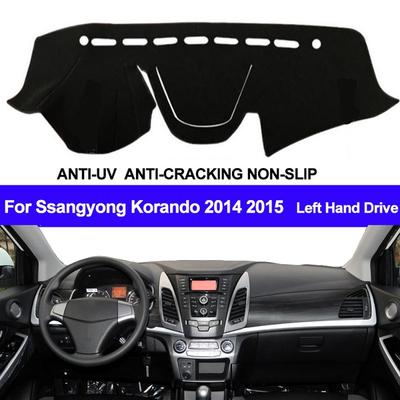 Left Car Dashboard Cover Dash Mat Anti-Sun For Ssangyong Korando 2014 2015