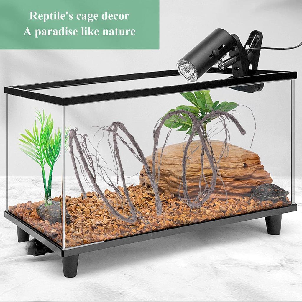 300cm/118inch Bendable Brown Small Artificial Tree Branches Fake Tree Trunk Garland Rattan Wreath Cherry Blossom Grape Vines Floral for Wall Hanging