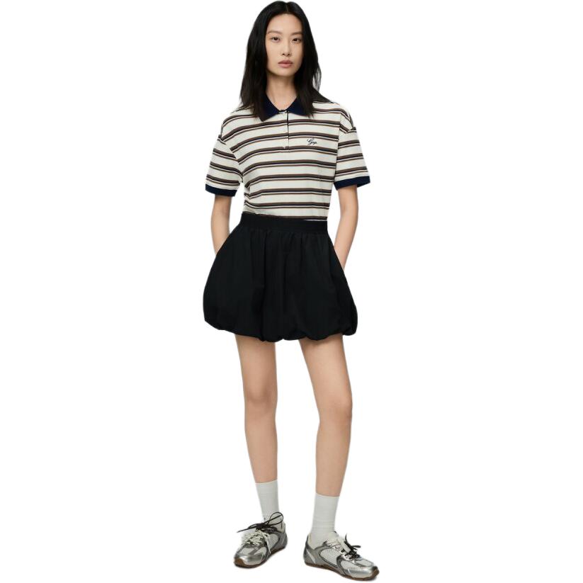 Gap Cute Elastic Waist Pleated Skirt Pants Casual Shorts Women Shorts 892961