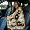 1PC Modern Luxury&Healing Art Bundle Blanket Warm Cozy Portable Flannel Blanket for Home Camping Travel Gift for Girls Boys