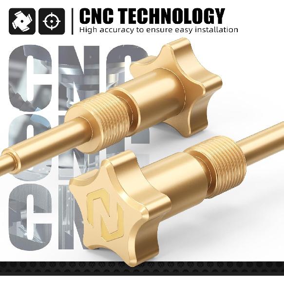 NICECNC Motorcycle Air Fuel Mixture Screw Compatible with Honda XR650L 1993 1994 1995 1996 1997 1998 1999 2000 2001 2002 2003-2024, CNC Machined