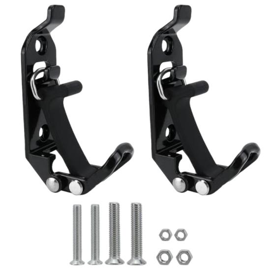 Shovel Bracket Heavy Duty Metal Rubber Mount Kit Secure Grip 62lb