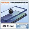 Slim Fit Case for Samsung Galaxy Z Fold 7, with Front Built-in Screen Protector, Ultra Thin Matte PC Protective Cover-Blue