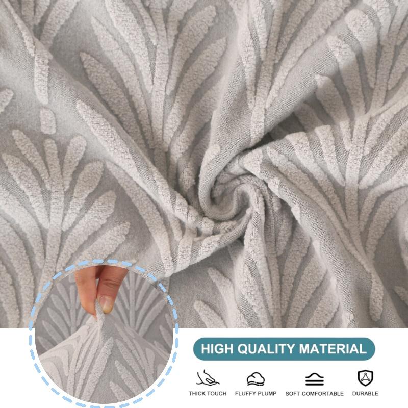 4/6PCS Jacquard Dining Chair Covers Spandex Dust Parsons Chair Covers Machine Washable Furniture Protectors Home Décor