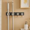Clip Design Mop Holder Multi-Purpose Mop Broom Organizer Rack Wall Mounted Mop Clip  Kitchen