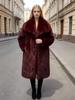 Women's Fox Fur Jacket for Daily Wear