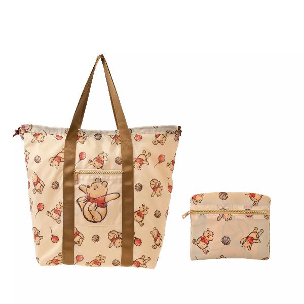 

Disney Winnie the Pooh Foldable Tote Bag Japan NEW Disney Store