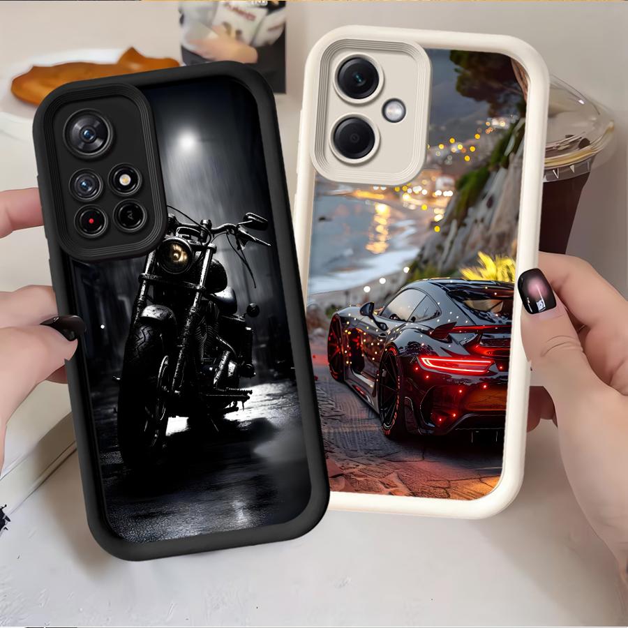 Luxury Supercar Car Phone Cover Case for Xiaomi Redmi Note 14 Pro Plus 12 11 11s 12s 13C 10 Note 13 A1 A2 A3 A4 12C 14C