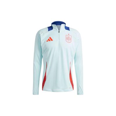 Spain Tiro 24 Competition Training Top With Badge Print And Stand Collar Men Tops Mint-Halo IP6401