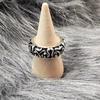 Vintage Vine Pattern Ring Silver Color Punk Gothic Retro Open Ring for Men Women Black Trend Unisex Jewelry Accessories