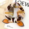 New Fashion Korean Version of Silk Small Square Scarf Women's Mulberry Silk Scarf Professional Small Scarf Chain Headband Decoration
