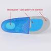 Silicone Heel Shock-Absorbing Breathable Sports Insole with Cuttable Forefoot Latex EVA for Summer Running