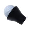 Černý gumový sběrač golfových míčků, přísavka na sbírání golfových míčků, nástroj na sbírání míčků pro grip golfové hole, golfové příslušenství