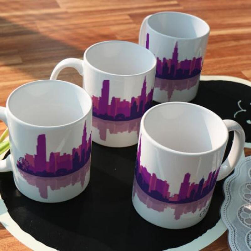 Design Mug 4p - Chicago, USA Travel Mug_td870