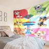 Dog Paw Adventure Tapestry, Unique Design Tapestry, Wall Decor for Bedroom,Livingroom, Playroom,Heartwarming Fan Holiday Gifts