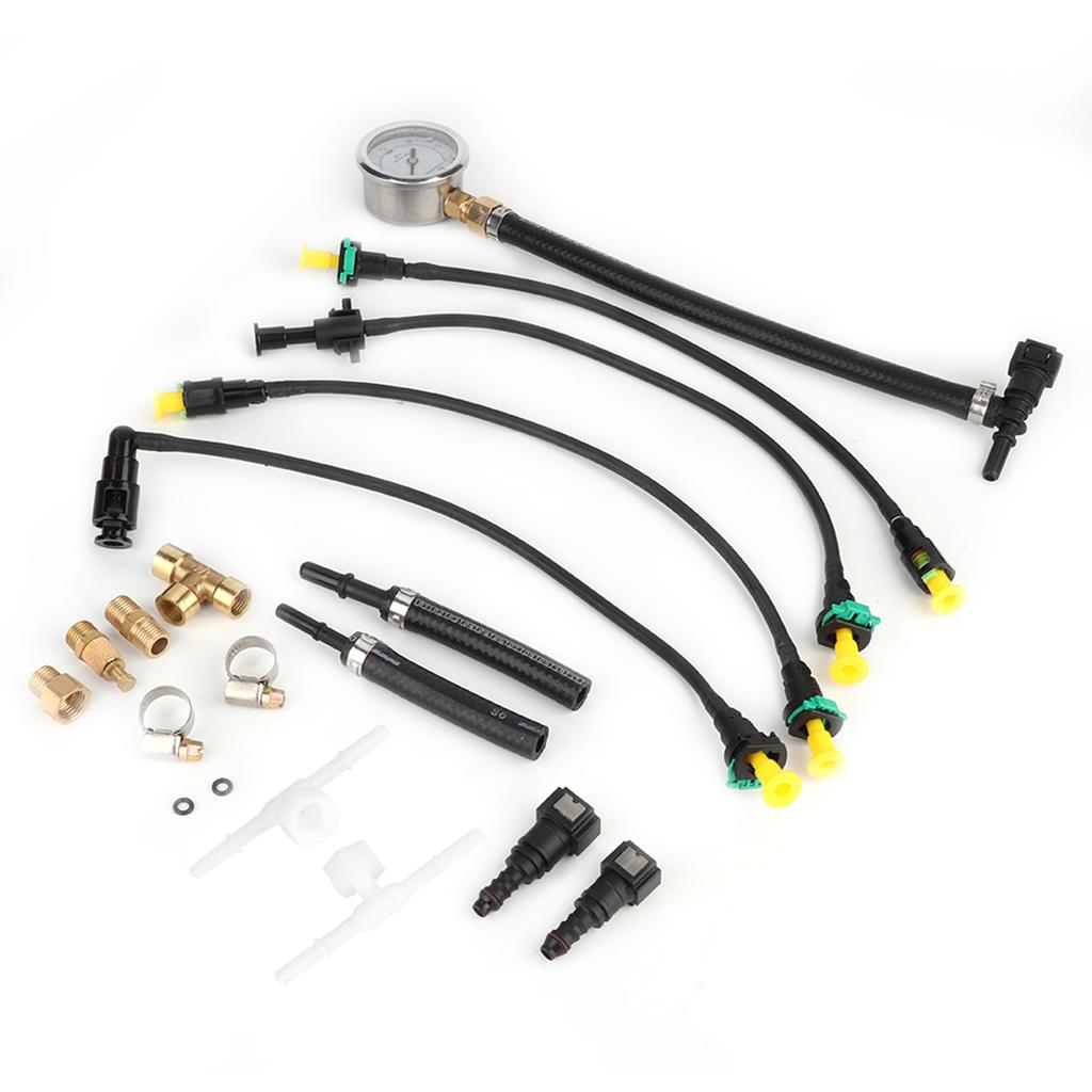 Universal Fuel Pressure Gauge Meter Fuel Supply System Tester Gauge