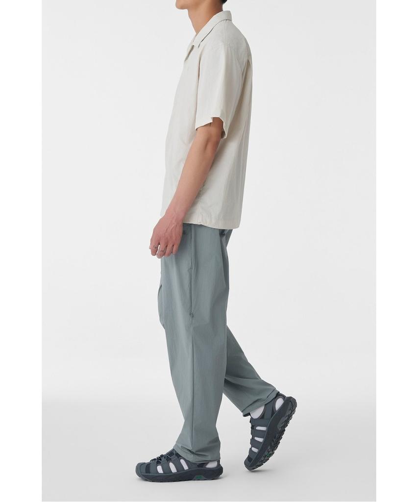 Koolongseupocheu Men'S Daypack Tapered Fit Single-Pleat Pants Tlpnm26691Loc