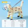 Windproof Dog Rain Cloak Cartoon Four Leg Raincoat Stylish Small Dog Clothes  Cats