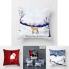 Luxurious Peach Skin Velvet Christmas Cushion Cover With Invisible Zipper Design