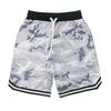 Fitness Shorts Camouflage Design Waist Drawstring Polyester Quick Dry Sports Short Trousers for Outdoor