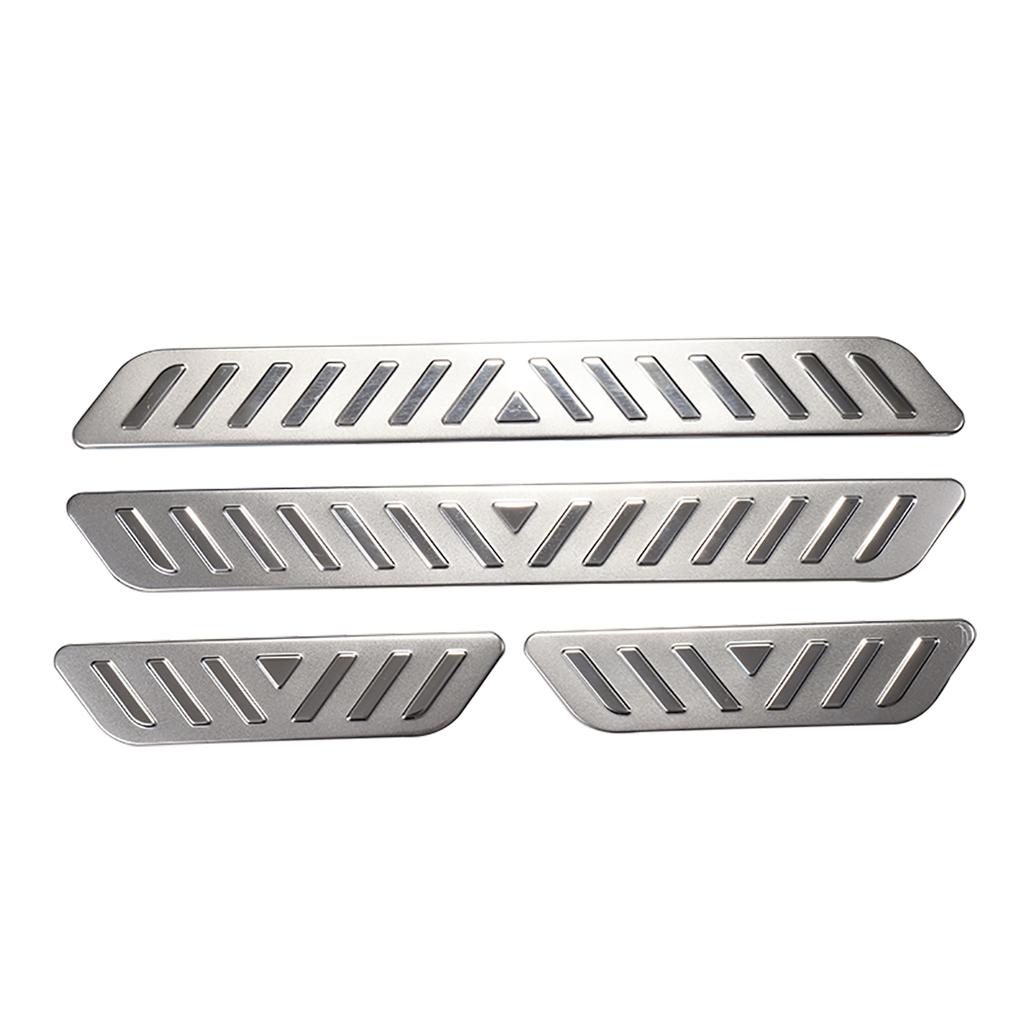 For Tesla Model 3 Y Car Threshold Protection Decorative Strip Stainless Model3 2023 Door Sill Protector Threshold