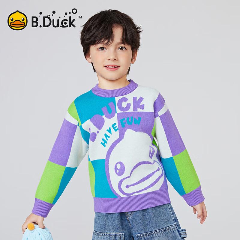 B.Duck Unisex Kids' Round-Neck Knit Pullover