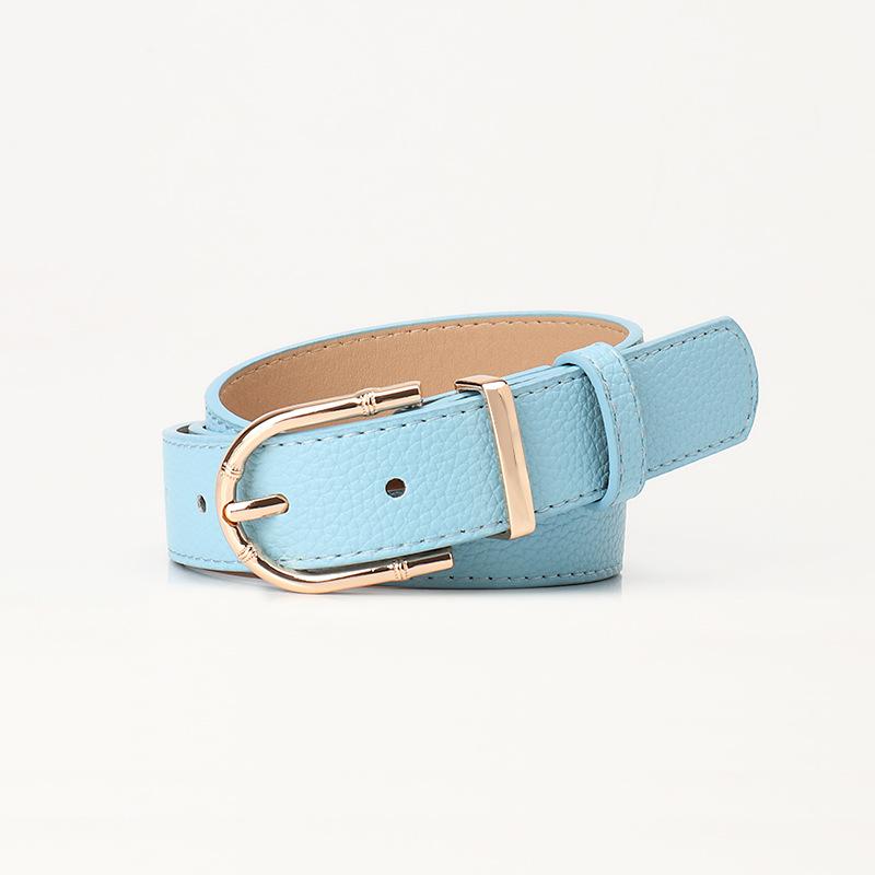 New Korean Version of Fashionable Versatile Belt Simple and Personalized Women's Belt Decorative Suit Jeans Belt Women