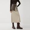 ELLE French Vintage Two-Piece Straight Midi Skirt Stylish A-Line Casual Long Skirt Women skirts ER53065