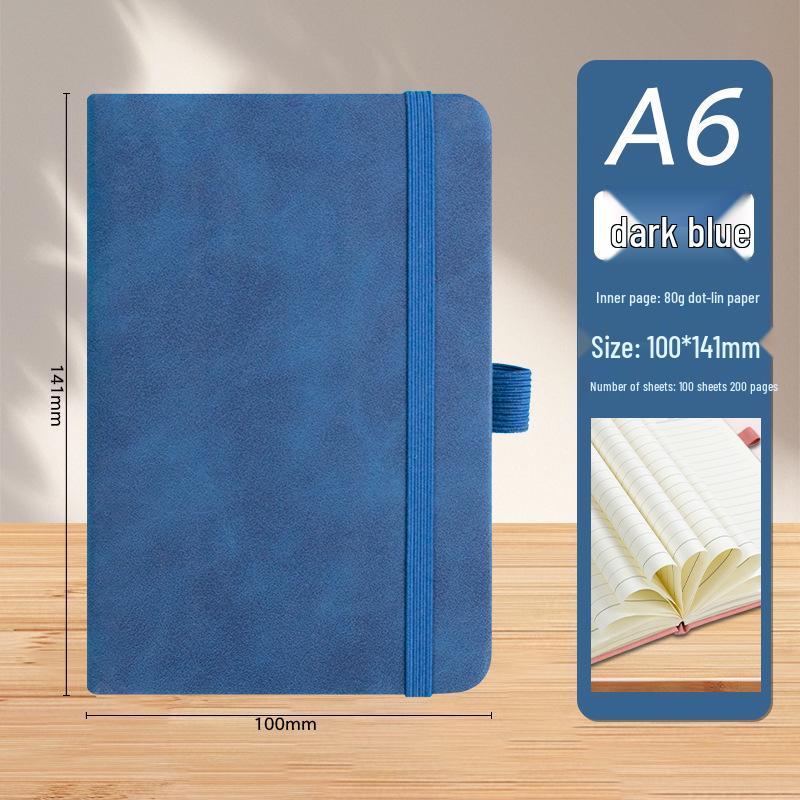 Europe A5 Strap Notebook: Custom A6 Diary for Students