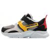 Li Ning Comfortable Trendy Wear Resistant Casual Shoes Kids Casual Shoes Black Yellow Red YKCQ202-7