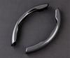 2x 37-38cm Car Steering Wheel Booster Cover Carbon Fiber Look Non-Slip Universal