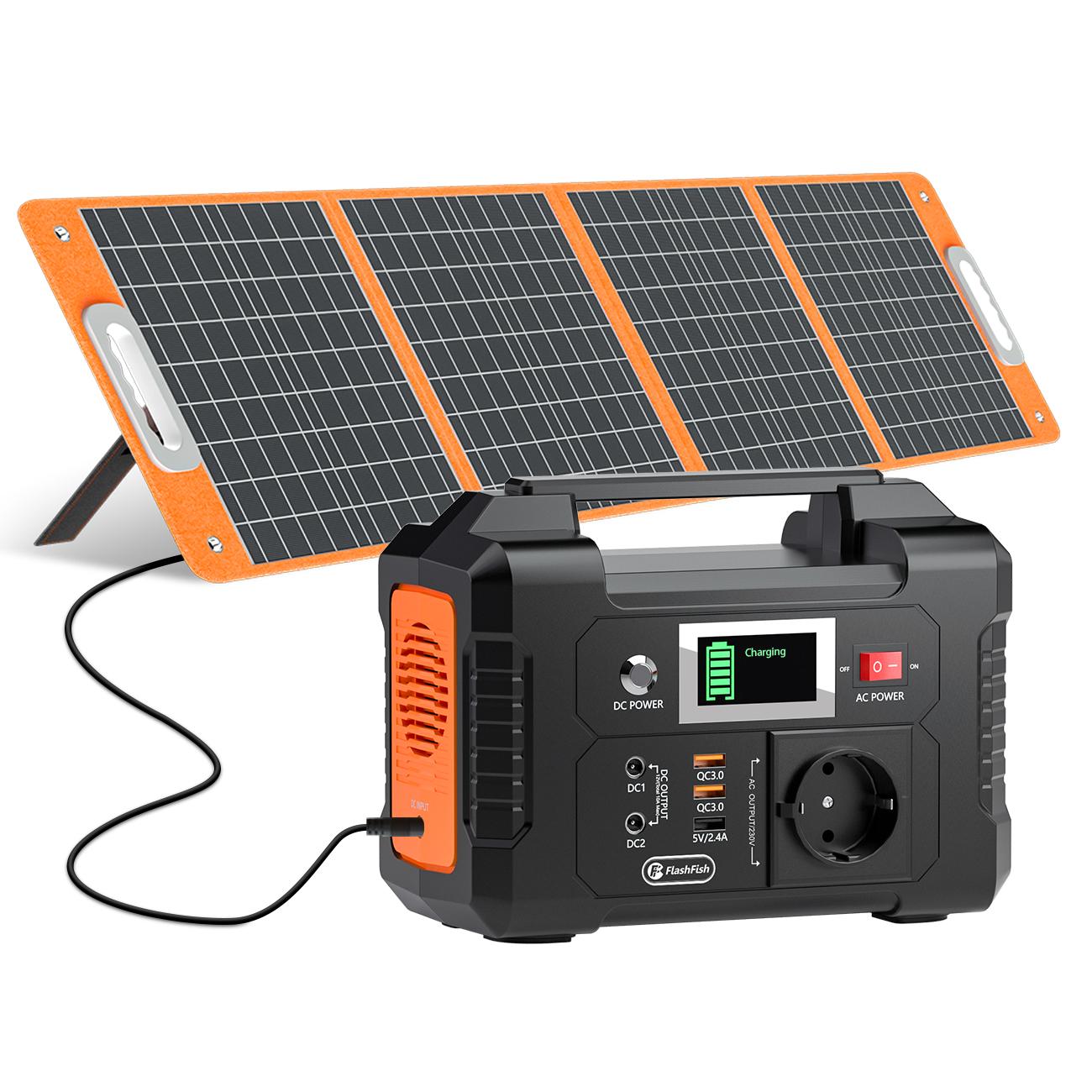 Flashfish E200+TSP100 Portable Power Station 200W